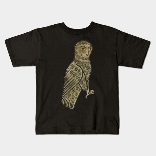 Owl Kids T-Shirt by blackroserelicsshop@gmail.com